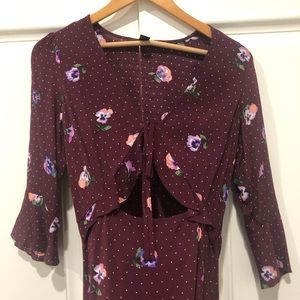 Forever 21 wine/purple dress
